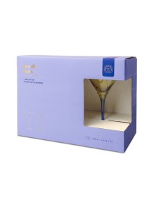 HHC206UK The Olive Martini Glass - Set of 2 - Olive and Cobalt
